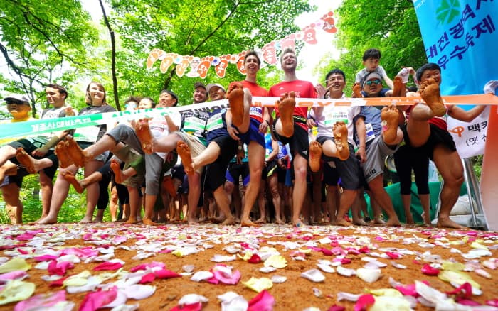 Gyejoksan Red Clay Trail (계족산 황톳길)
