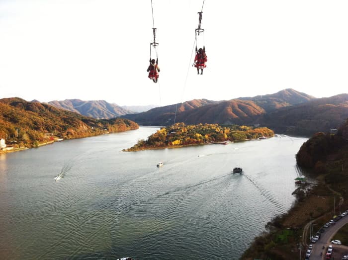 Nami Island Zip Wire (남이섬 짚와이어)