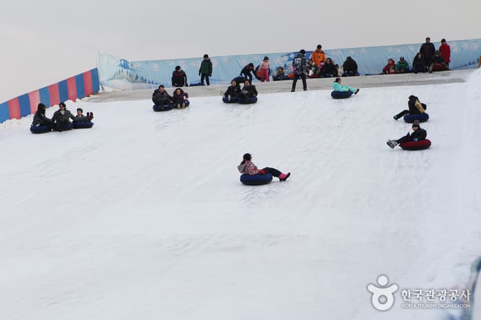 Ttukseom Hangang Park Sledding Hill (한강공원 뚝섬 눈썰매장)