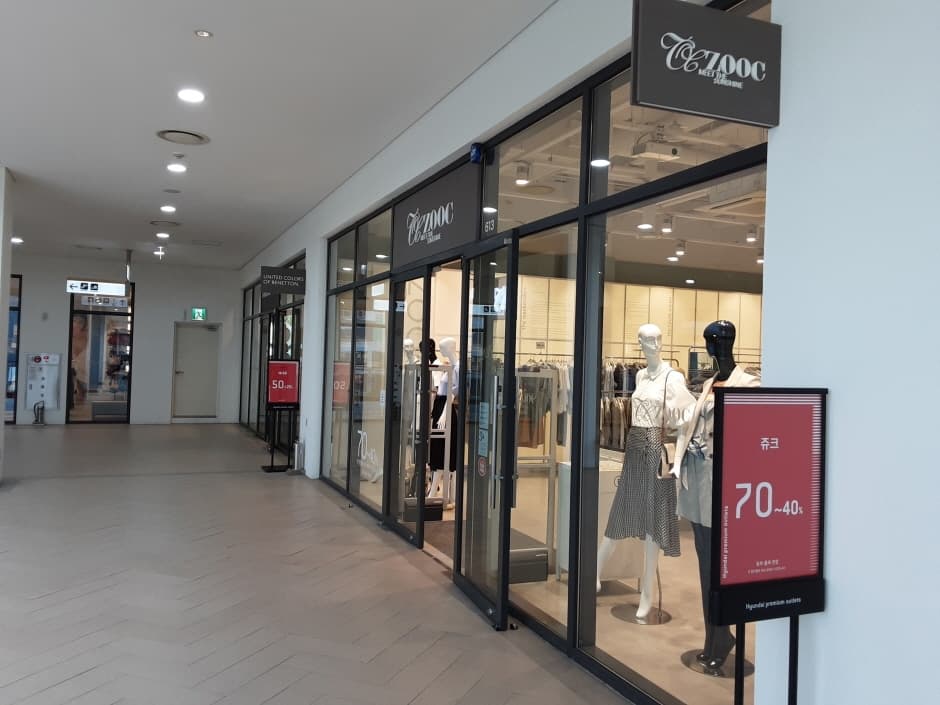 Zooc - Hyundai Premium Outlets Gimpo Branch [Tax Refund Shop](쥬크 현대프리미엄아울렛 김포점)