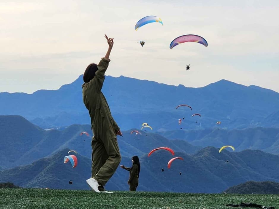 Danyang Paravillage Paragliding (단양패러마을 패러글라이딩)